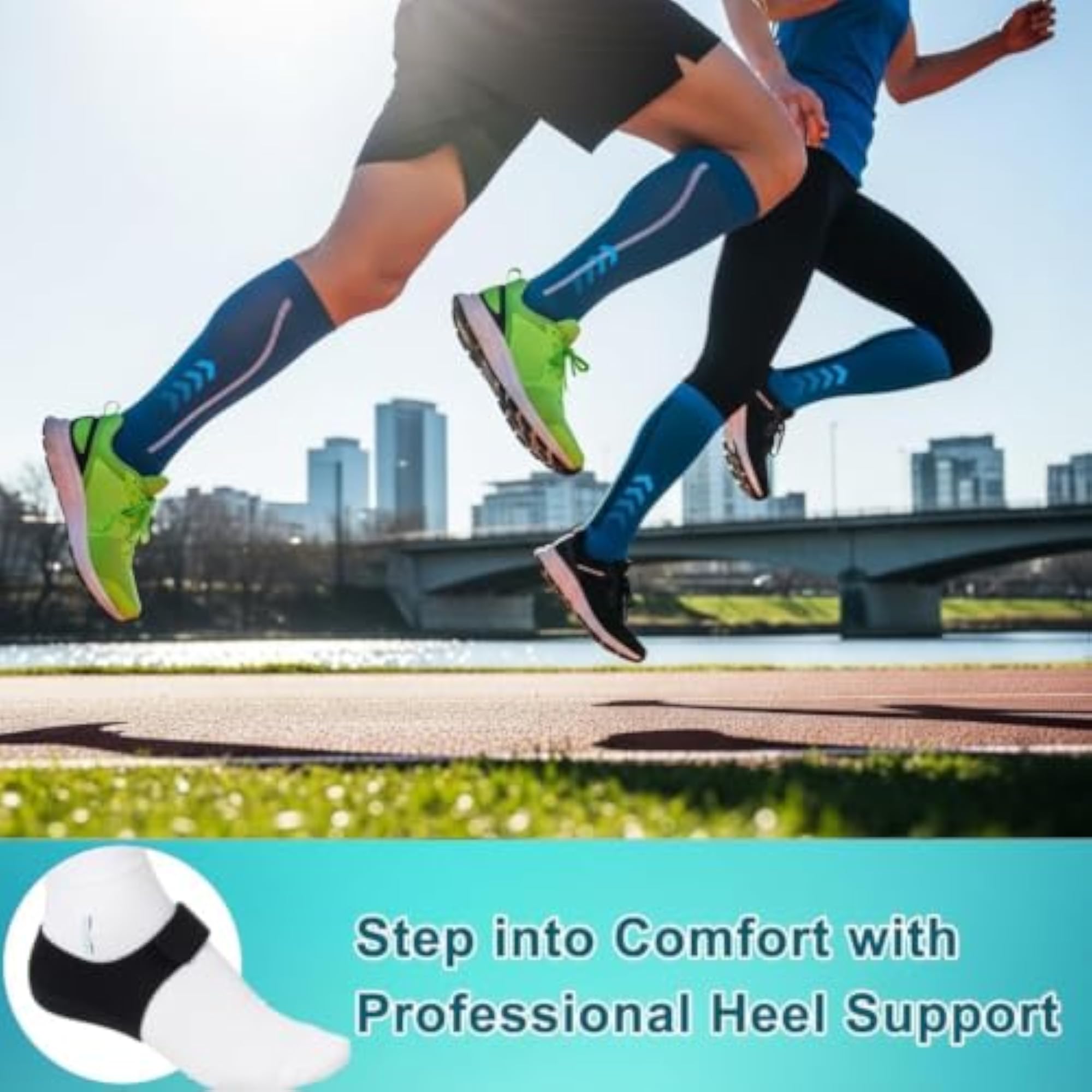 MMTSWorld Heel Pads for Pain Relief, Silicone Gel Heel Protectors